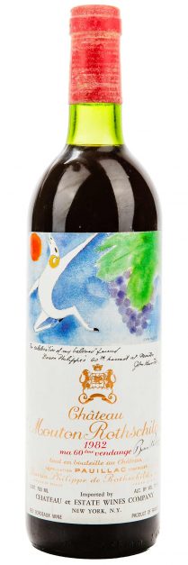 1982Chateau Mouton Rothschild Pauillac 750ml